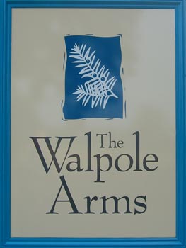 Walpole Arms sign