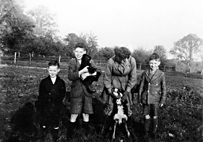 Regis boys from Blickling Mill House - November 1942